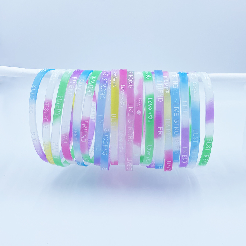 1 pieces Random color matching new creative decoration PVC bracelet